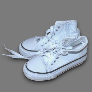 TOMMY BAHAMA Little Girls Toddler Sz 11 Zip Side High Top Sneakers Shoes